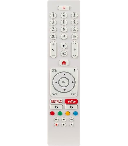 VINABTY Ersatzfernbedienung Für Hanseatic TV – Modell RC43135P, Passt Zu 50H500UDS, IR, Ohne Pairing