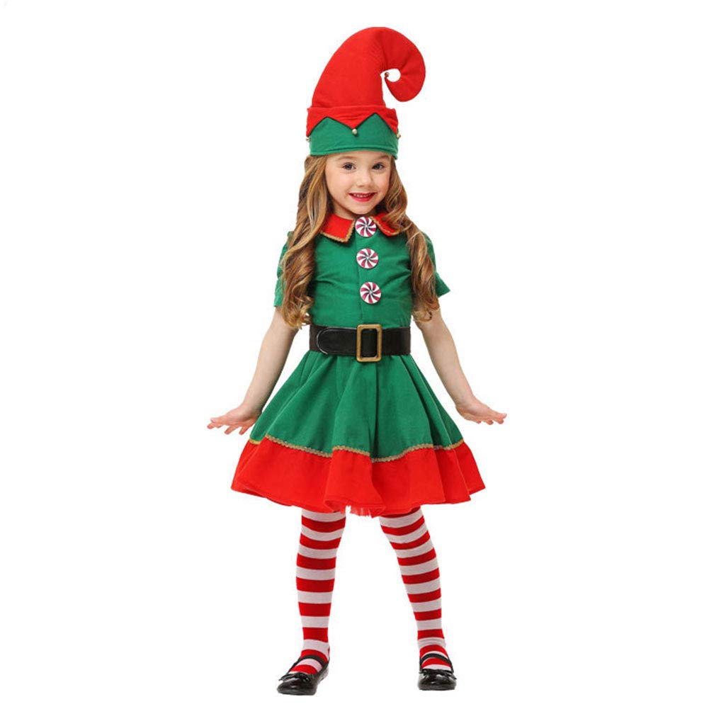 Jaysis Deguisement Ensemble De Pyjama De Noel En Famille Imprime Lutin Costume Noel Elfe Ensemble Pyjama Noel Homme Femme Garcon Fille Bebe Pyjamas A Deux Pieces Cosplay Sleepwear Vetement De Bebe Garcon