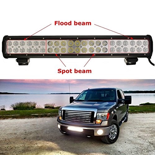 Audew Lampara Trabajo 6000 6500K Para Coche Moto Atv//Boat/Suv/Truck/Car 12 24V