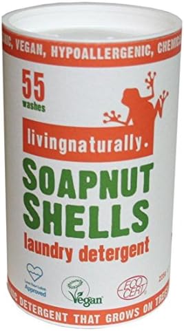 Living Naturally | Soapnut Shells Nat'l Detergent | 3 x 225g