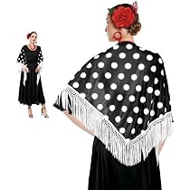 ZZ DISFRAZZES Clavel Rojo De Tela Para Sevillana O Chulapa – Flor De 8 Cm Con Varilla De 18 Cm, Accesorio Flamenco Y Madrileño