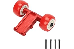 RCAWD Legierung Wheelie Bar Set für Arrma 1/8 6S BLX Typhon Notorious Outcast Kraton Talion RTR & EXB Autos Hopups Upgrade Teile (Rot)
