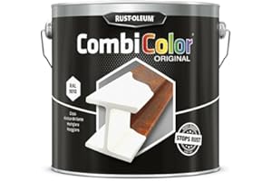 RUST-OLEUM 7392.2.5 Combicolor Original, Superior Metal Protection, Direct To Rust, White-RAL 9010