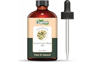 Organic Zing Green Coffee Bean (Coffea Arabica.) Oil | Pure & Natural Carrier Oil for Skincare, Hair Care & Massage - 118ml/3.99fl oz