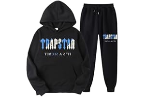 meec Sportswear Trapstar London Tracksuit Jogging Suit bluza z kapturem, unisex, odzież sportowa, spodnie z kapturem, jesienna, zimowa bluza z kapturem + zestaw spodni