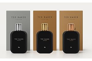 Ted Baker Tonics Collection for Men – Eau de Toilette Set (Ag Silver, Ag Gold, Cu Copper) 3 x 100ml