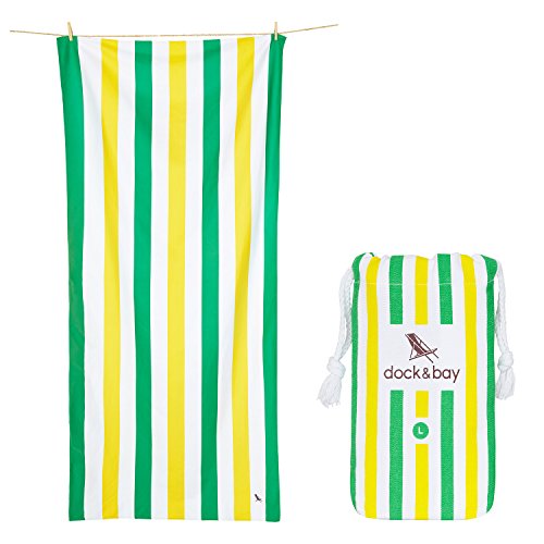 160x80cm Beach Beach Bay Green Travel Yellow Large