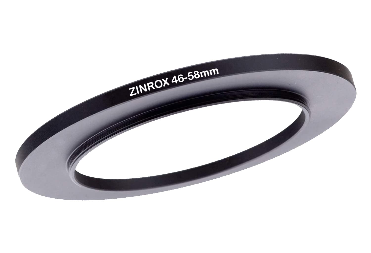 ZINROX® 46-58mm Step Up Lens Filter Adapter Ring, Set of 1 Piece - Size : 46mm to 58mm Stepping Ring
