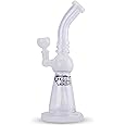 STRONG BONG 12 inch Thick Glass Double Percolator Glass Bong (Clear 1)