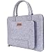 Produktbild Ropch 17 17,3" Zoll Laptoptasche Notebooktasche Filz Laptop Schutzhülle Hülle Netbook Tasche Sleeve Case mit Griff für 17,3 Zoll Dell / HP / Lenovo - Grau & Blau