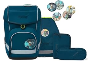 ergobag cubo Set ergonomischer Schulrucksack Klassisch 6-teilig 1. Klasse Grundschule