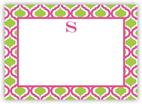 Boatman Geller AZFLAT17-SI-W-L "Letter L" Kate Single Initial Flat Notes