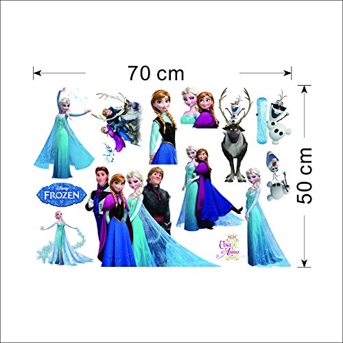 XXL Sticker Eiskönigin Frozen Elsa Anna Olaf Kristoff - 2