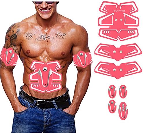 [New Version 2017]Mincheda Abdominal Muscle Toner Body Toning Fitness Training Gear Abs Fit Training ABS Fit Weight Muscle Training Ab Belt Toning Gym Workout Machine, Smart Home Fitness Apparatus Uni
