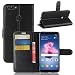 Produktbild Huawei P Smart Hülle, Vicstar Huawei P Smart Tasche Premium PU Leder Flip Case Ledertasche Dünn Schutzhülle mit Kartensteck Plätzen und Faltbare Ständer Handyhülle für Huawei P Smart