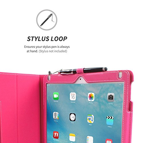 iPad Pro 12.9 (2017) Hülle Pink, Snugg Leder iPad Pro 12.9 (2017) Schutz Klapphülle Case Cover [Lebenslange Garantie] mit Ständer für Apple iPad Pro 12.9 (2017) - 7