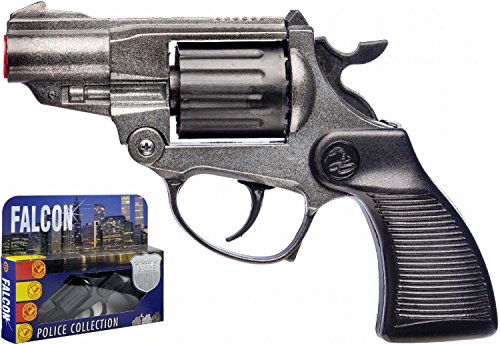 Villa Giocattoli - 1455 - Pistolet en métal Ancien - Police Occidentale - Multicolore - Taille Unique