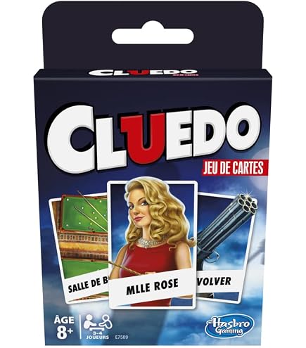 Jeu De Société Cluedo Version Voyage - Meurtre Au Manoir - édition Fabbri/Hasbro - Occasion