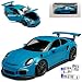 Produktbild Welly Porsche 911 991 GT3 RS Coupe Miami Blau Porsche Museum 2011-2018 1/24 Modell Auto mit individiuellem Wunschkennzeichen
