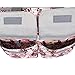 Bebamour Original Floral Designer Diaper Tote Bags Nappy Changing Bag (Red)