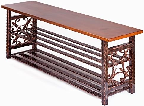 Shoe Storage Organizer Unit Shoe Rack Bench Home Furniture Handmade 120cm Length