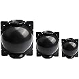Plant Root Growing Ball(5PCs)Assisted Cutting Rooting, Asexual Reproduction, Plant Rooting Apparatus, High-Pressure Box Grafting Botany Root Controller,Plant Propagation Air-Layering Pod(Small, Black)