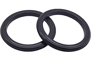 BOLEWIN Snowblower Friction Wheel Rubber, 2 PCS, Black, Compatible with MTD Yard Machine, ID:4 inches ; OD: 4.9 inches, Fits MTD Most Snowblowers