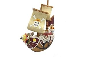 HALAWAKA Résine Pirate Ship Aquarium Ornements Décorations Fish Tank Ship Ornament Decor Shelter One Piece Theme