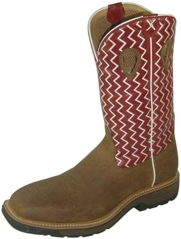 Twisted X Boots Men's Lite Cowboy St Sq Leather Boots