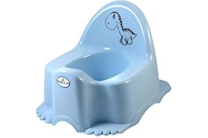 Tega Baby Eco (Licorne, éléphant et dinosaure) Unisexe WC Pot de formation avec maintien haute Dos, protection anti-éclaboussures et poignée de transport facile en différentes couleurs