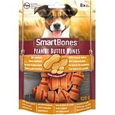Smartbones Peanutbutter Mini K&uuml;&ccedil;&uuml;k Boy Yer Fıstıklı Kemik 8'li, 128 Gr K&ouml;pek &Ouml;d&uuml;l&uuml;