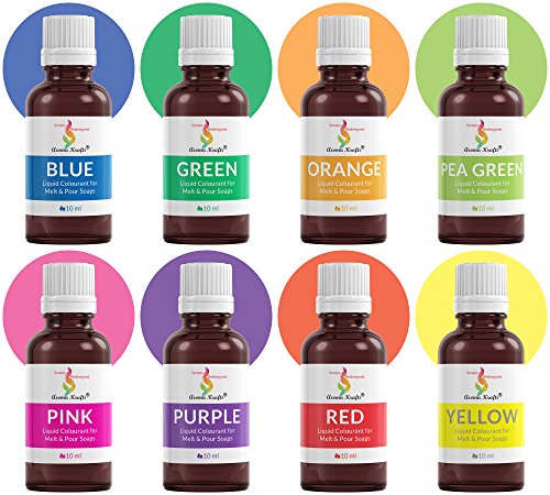 Aromakrafts® Soap Making Colours - Set of 8 (10 ml each) RS.610 (60.00% Off) - Amazon Aromakrafts® Soap Making Colours - Set of 8 (10 ml each) RS.610 (60.00% Off) - Amazon