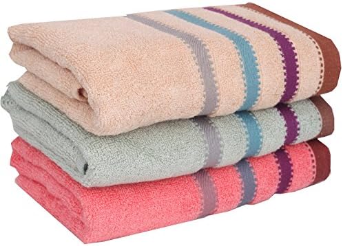 Set of 3 Bamboo towels Hand Towel ( 34cmx 74cm.450Gram) - Multipurpose Use for Bath, Hand, Face, Gym and Spa - By YZL Towels