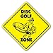 Produktbild Neuheit Geschenk Disc Golf Zone Schild Scheiben Rasen Player Spiel Geschenk Play Disk Yard Dekorative Aluminium Metall Schild für Schlafzimmer, Büros