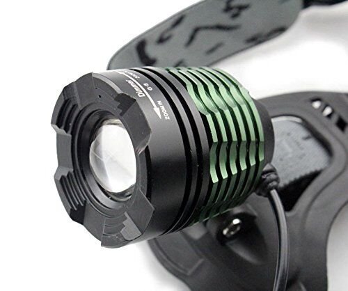 Lightess LED kopflampe stirnlampe Laufkopflampe stirnlampe led Superhelle LED Camping oder Angeln Scheinwerfer-Scheinwerfer-1200 der Lumen-Zoom nachladbare wasserdichte Kopf-Licht-Fackel-Lampe - 6