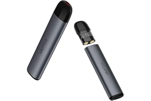 Vaptio AIRGO STICK Kit di Partenza Vape Cartridge 11W Vaporizzatore elettronico per sigaretta senza e liquido senza nicotina (Nero)