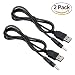 Produktbild Sisthirth 2pack 1M Cable de Alimentación de USB a DC Conector Elektronik USB/DC Stecker & Adapter Netzkabel (2.5*0.7mm)