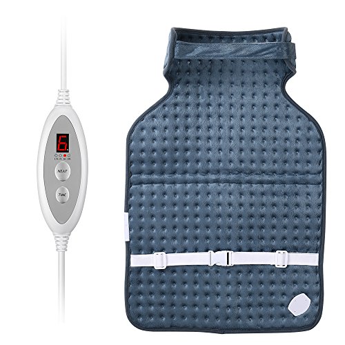 Preisvergleich Produktbild Wärmeunterbett, AVANTEK Heizdecke mit 6 Temperatureinstellungen, 4 Automatische Timerfunktionen, Überhitzung- und Überspannung-Schutz, Einstellbar mit Fernbedienung, Blau