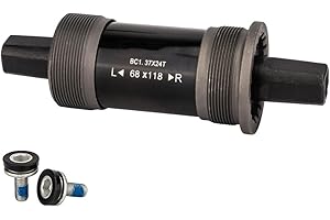 HOUSON bicycle bottom bracket, bicycle bottom bracket 68MM square BSA square bottom bracket housing bottom bracket axles for bicycle 118mm