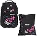 Produktbild 2 Teile Set ELEPHANT Schulrucksack Hero Signature Rucksack + Turnbeutel Attach Bag 12679 (Butterfly Black PINK)
