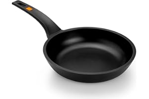BRA Efficient Sartén 24 cm, aluminio fundido con antiadherente, apta para todo tipo de cocinas incluida inducción, libre de PFOA