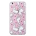 Produktbild iPhone 6/6S Silikonhülle Handyhülle Transparent Durchsichtig mit Bunt Lustige Tiere Comic Muster Ultra Dünn Slim Weich Tpu Silikon Schutz Handy Hülle für iPhone 6/6S (4,7 zoll) - Weiß Baby Alpaka