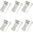 bjsdkff Sofa Savers Zig Zag Spring Repair Bracket Kit, Sofa Zig Zag Spring Repair Brackets for Furniture Chair Couch Sofa Upholstery Spring Replacement Repair 6 pieces