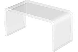 3R W Design Acrylic Display Risers Plinths Shelves-Bridges and Window Shelves for Art, Models, Perfume, Plants, and More - Organize your Collection in Style (4mm-thick-10 * 5 * 5cm)