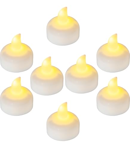 50 stuks drijvende kaarsen, ongeparfumeerde drijvende kaarsen, druppelvrij theelicht kaarsen, huisdecoratie, geschikt voor cilindrische vazen, bruiloften, feesten en zwembad-centerdecoraties