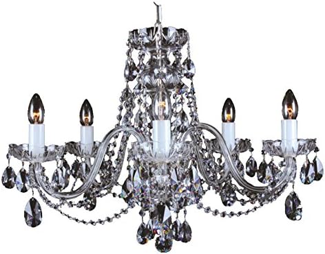 Glass LPS 11 801/05/1 Swarovski Elements Ni A + Rchandeliers (E14), Clear, 5.5 kg, 66 x 50 cm