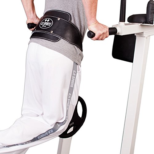 C.P. Sports Trainings Dip Gürtel Leder Gepolstert, Schwarz, One size, 38756 - 3