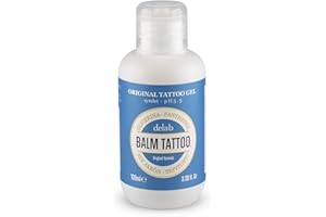 BALM TATTOO - Tattoo Cleansing Gel - Balm Tattoo Cleansing Gel - Tattoo Aftercare - Moisturising Formula - For Sensitive Tattooed Skin - Relieves Itchiness - Skin Moisturiser - 100 ml