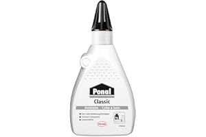 ‎PONAL Ponal Classic, gebrauchsfertiger Holzleim mit hoher Verleimungsfestigkeit, Holzkleber für Montage-, Flächen- & Fugenverleimungen, transparenter Bastelleim, 1x120g