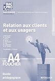 Image de Relation aux clients et aux usagers Bac Pro 3 ans seconde professionnelle : Guide pédagogique